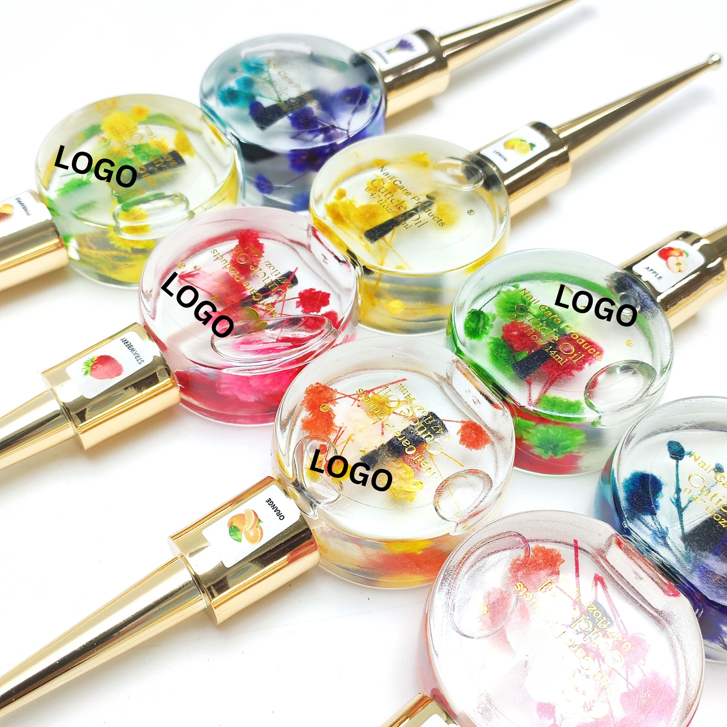Circular Flower Bottles