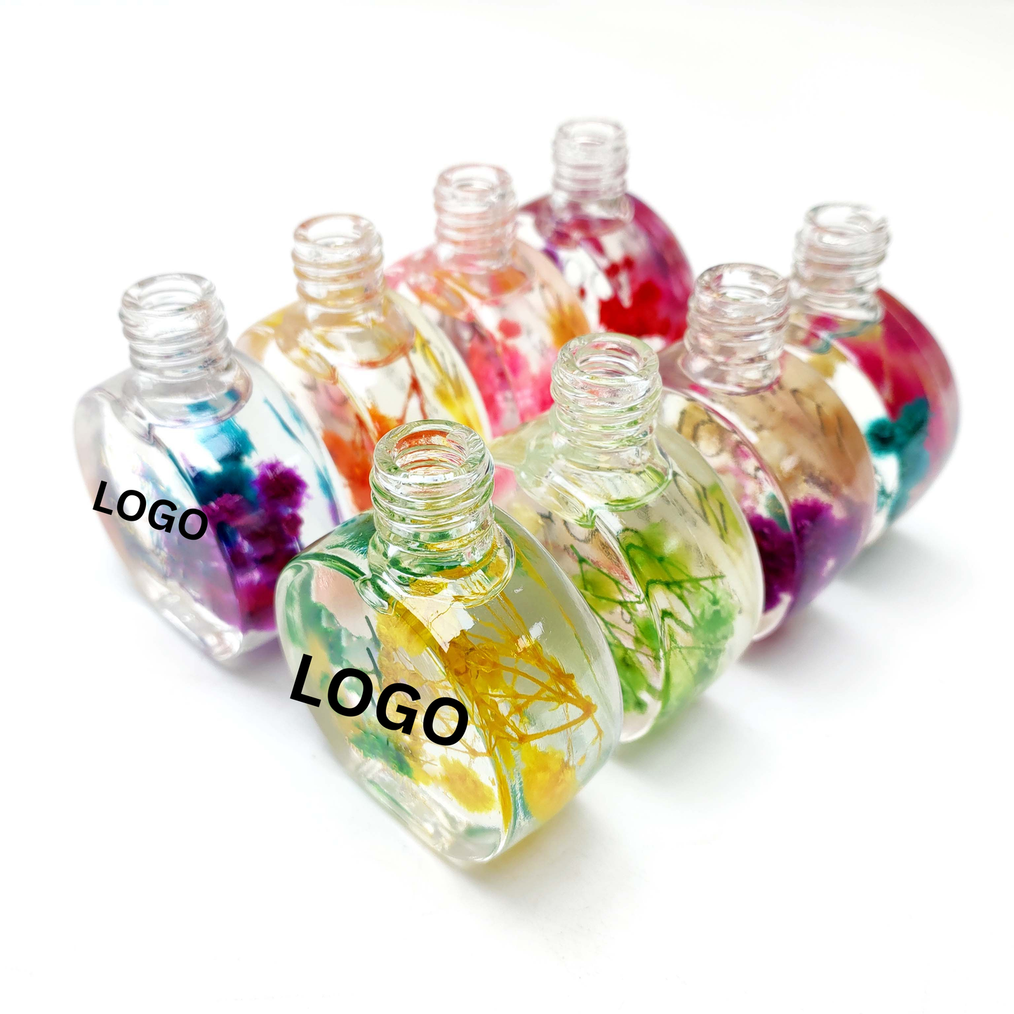Circular Flower Bottles