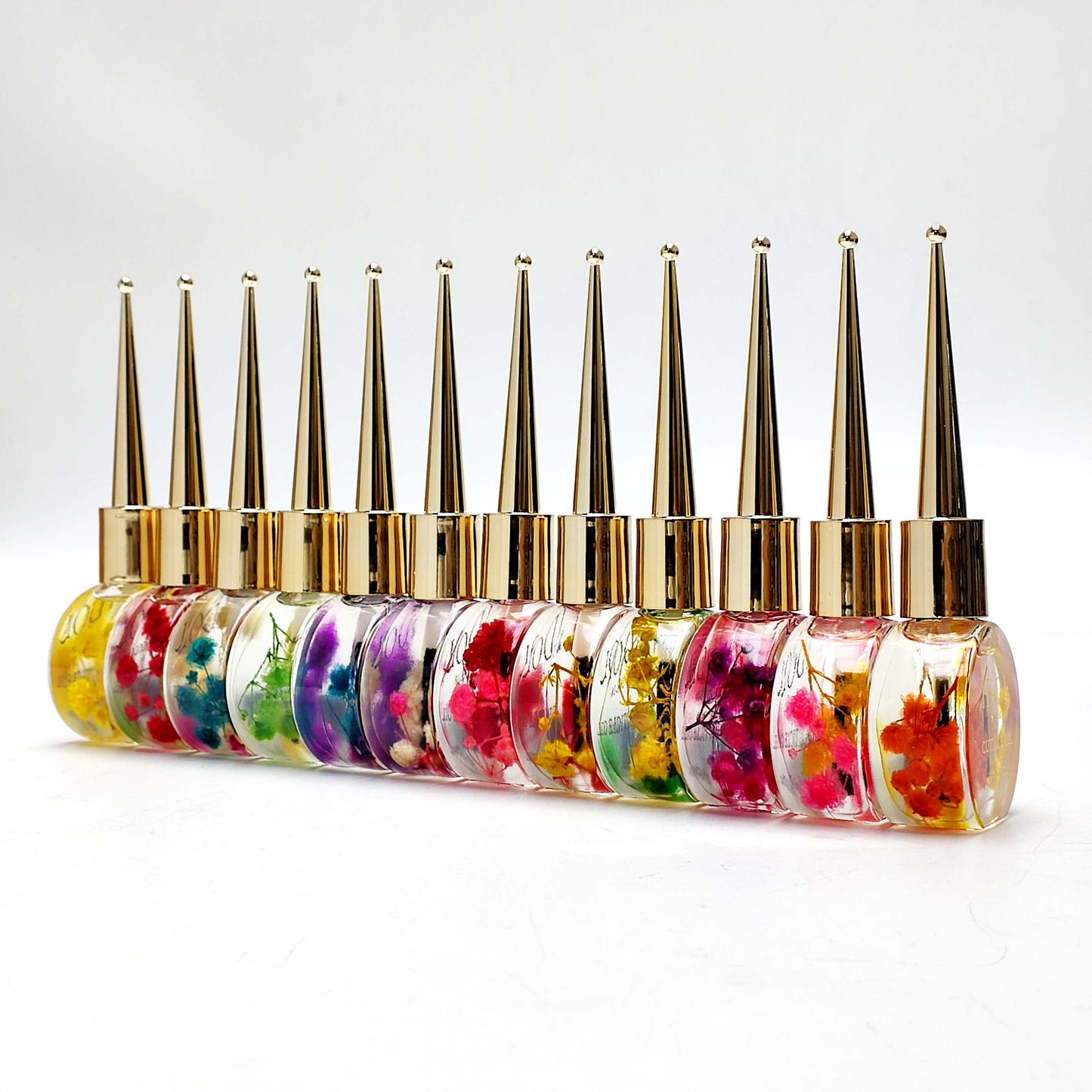 Circular Flower Bottles