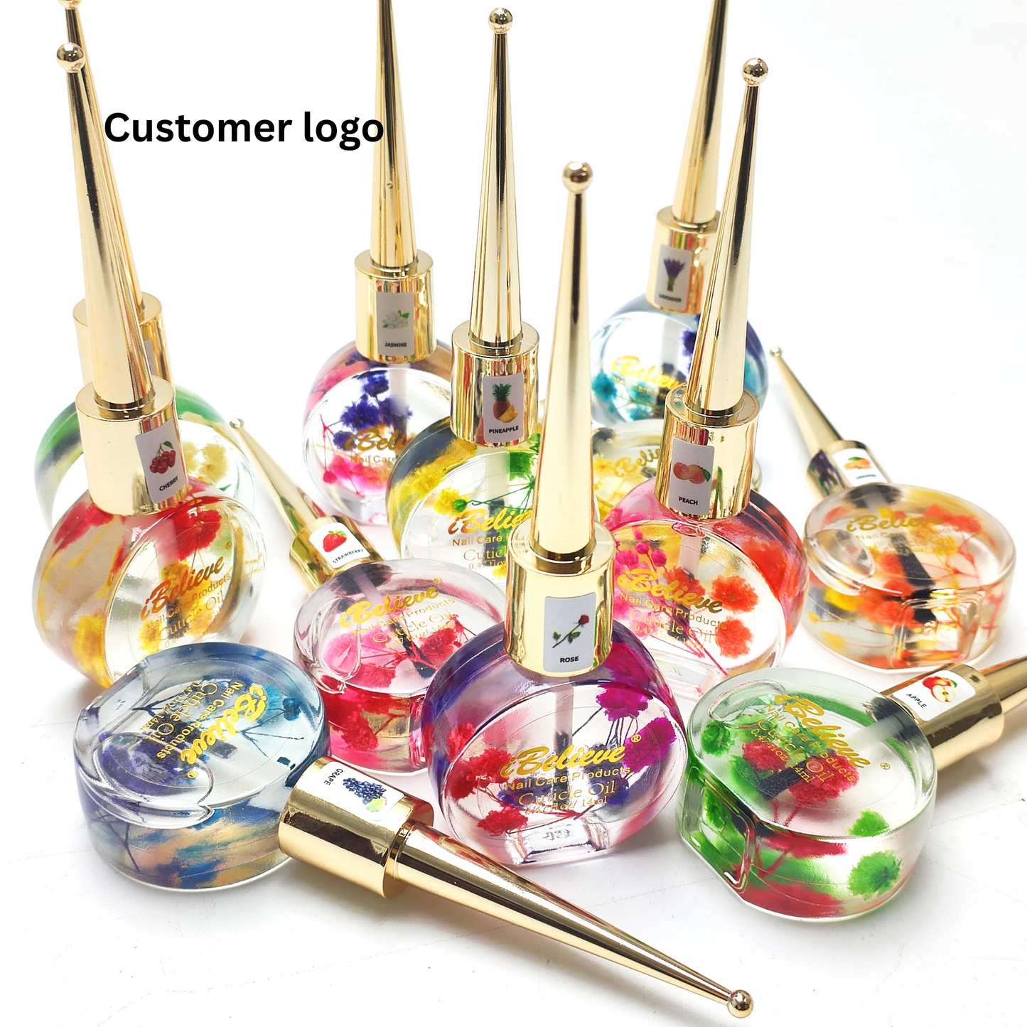 Circular Flower Bottles