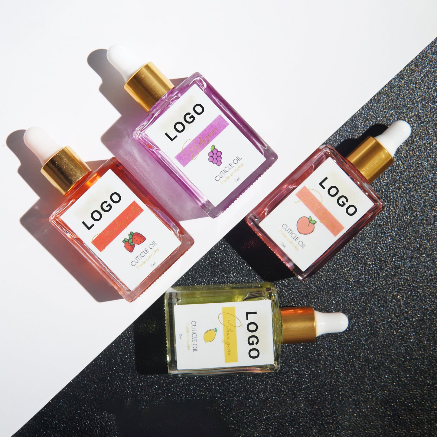 Square bottle Cuticle Oil