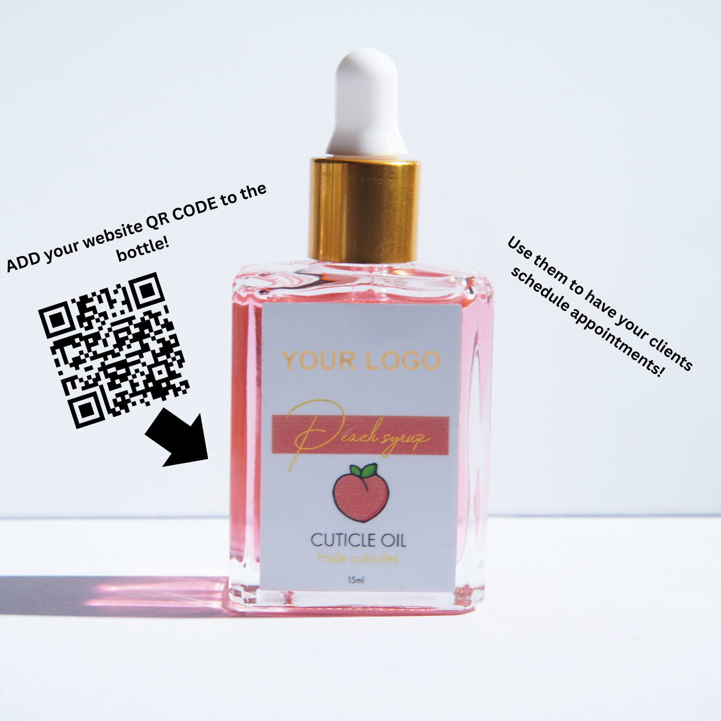 Square bottle Cuticle Oil
